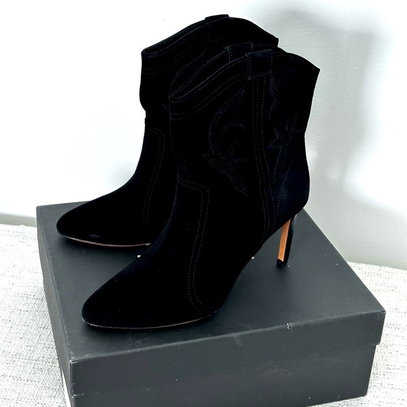 NEW ba&sh Heeled Black Ankle Boot Size 39 IT / 8.5 US - Picture 4 of 8